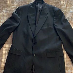 HART SCHAFFER MARX black wool suit